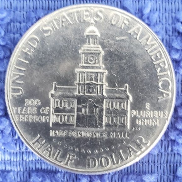 1776-1976 John F. Kennedy Bicentennial 'D' Half Dollar 50 CENT - Picture 2 of 3